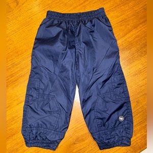 Gagou Tagou | blue rain lined sweatpants | size 2T